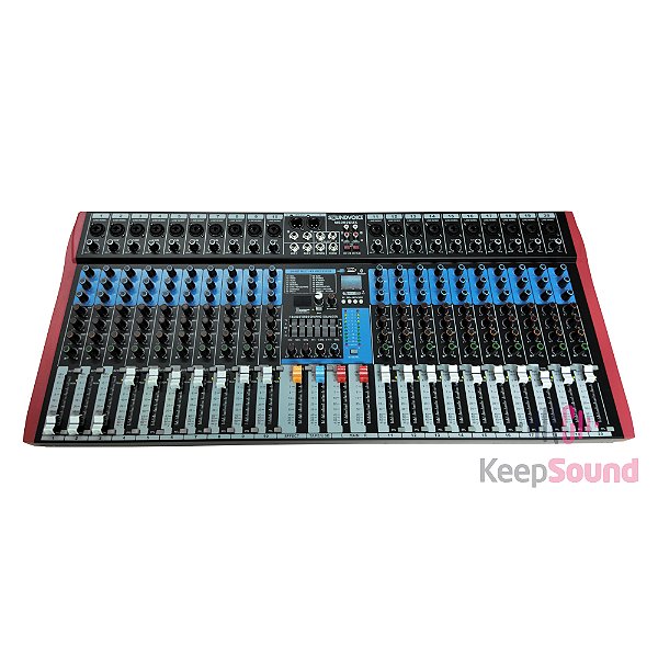 Mesa de Som 20 Canais MS202 EUX - SOUNDVOICE