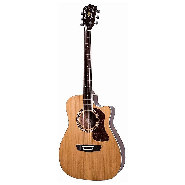 Violão 6 Cordas de Aço Elétrico Com Cutway HF11SCE-O - WASHBURN