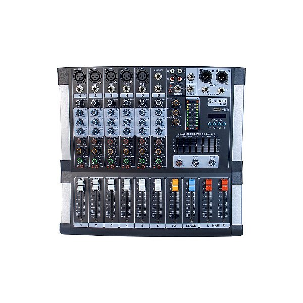 Mesa De Som 6 Canais Mi 60 - K-audio