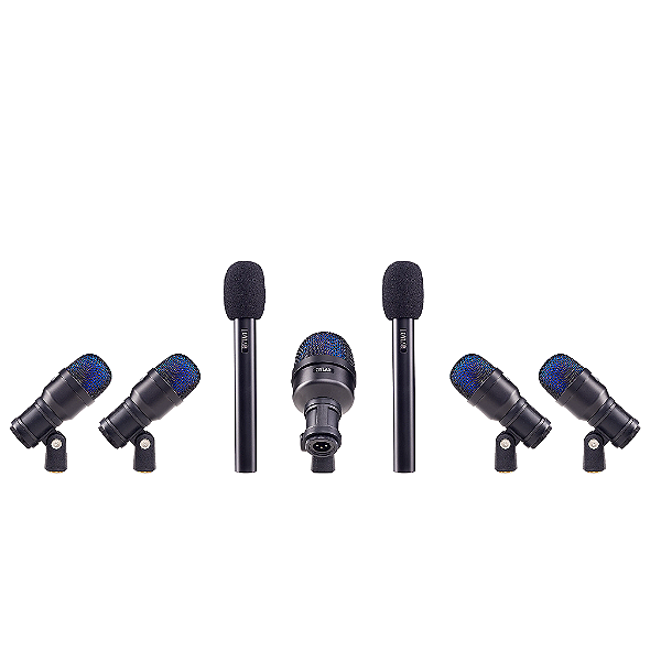 Kit 7 Microfones Bateria Com Maleta Dylan Ddx-7000