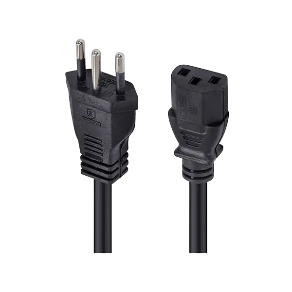 Cabo de Força Pc Pc Macho e Femea 50 cm Antera