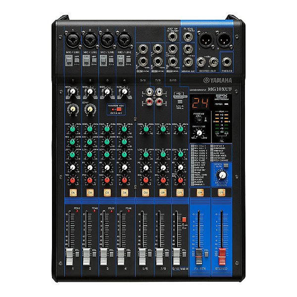 Mesa De Som 10 Canais Mg10xuf 110v - Yamaha