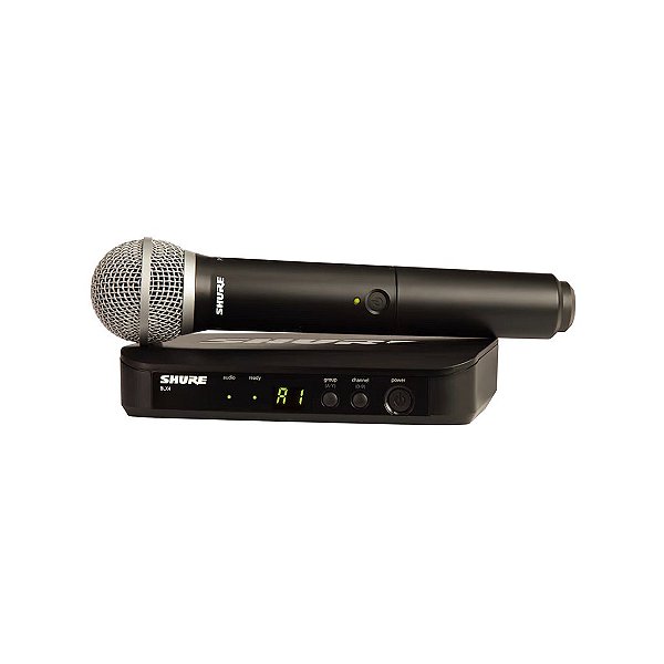 Microfone Profissional De Mão Sem Fio Blx24/pg58 J10 - Shure