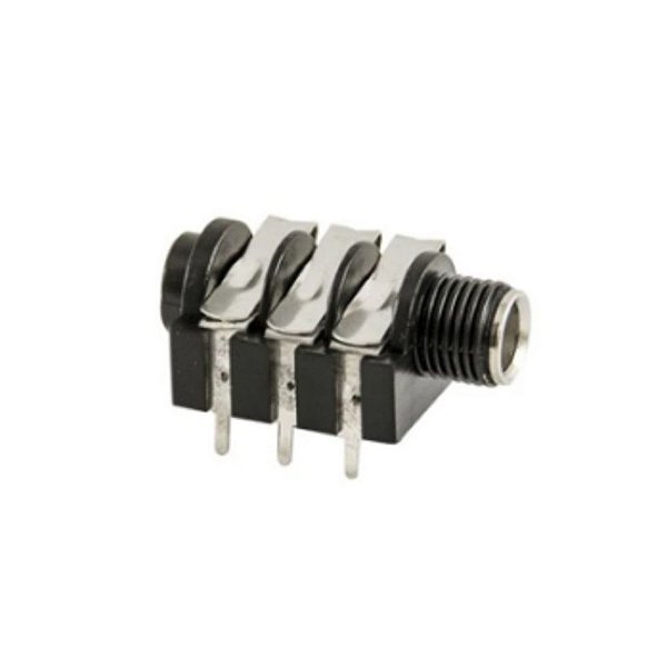 Plug P-10 Jack Stereo Fechado Plástico SK-147- CSR