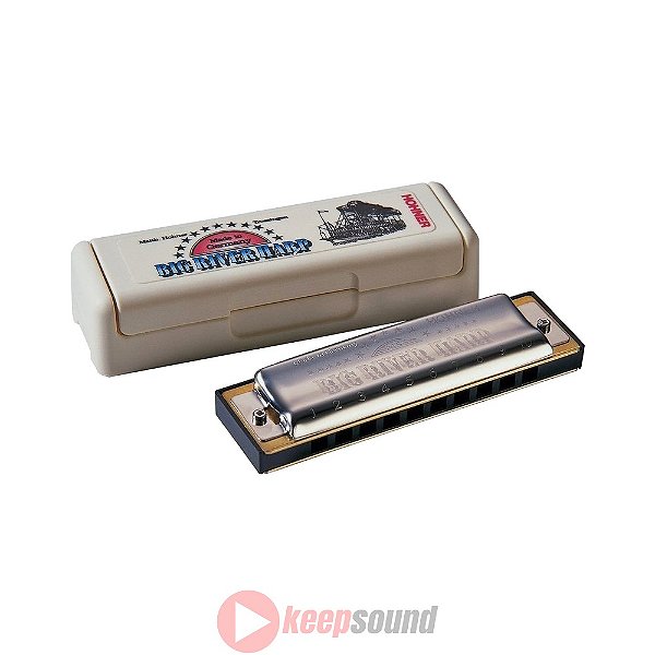 Gaita Diatônica Em Dó Big River Harp 590/20 C - HOHNER