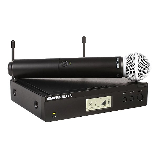 Microfone De Mão Sem Fio Blx 24rbr/sm58 M15 - Shure