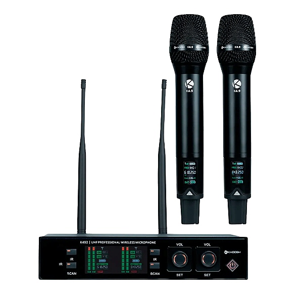 Microfone Uhf Sem Fio Kadosh K492m Rec B6