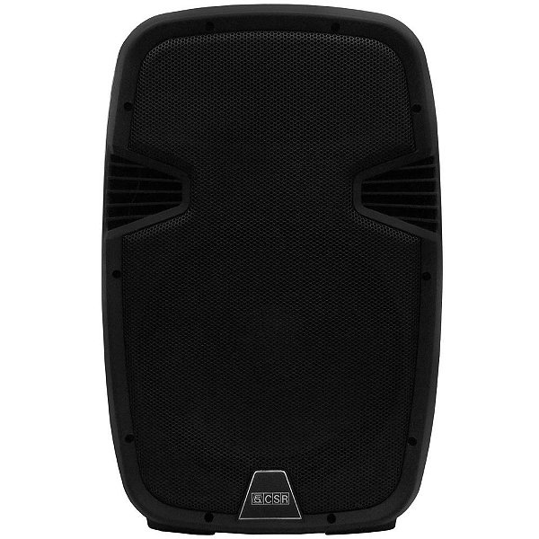 Caixa de Som Ativo CSR 5512A Bi amplificada 200W RMS USB SD - CSR