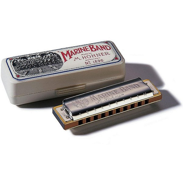 Gaita Harmônica Marine Band 1896/20 em C - Dó - Hohner