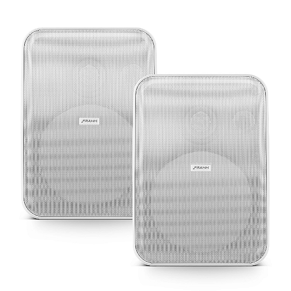 Caixa Ambiente Outdoor Branca Par Frahm 6 Hs 8 Ohms