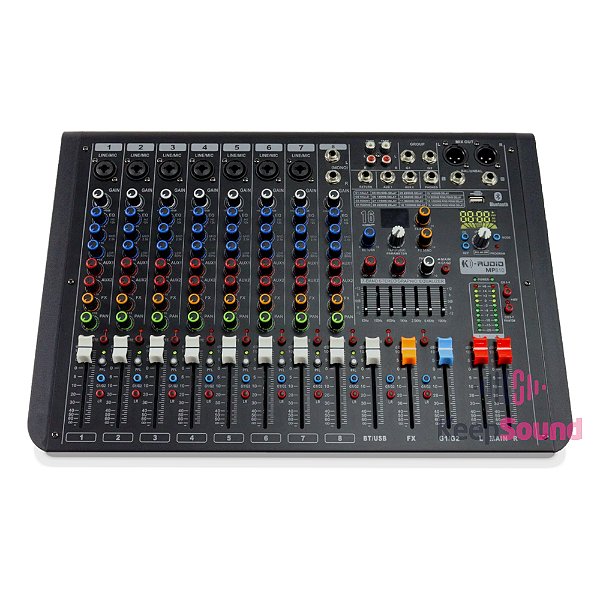 Mesa Analógica 8 Canais K Audio MP 810/8.2