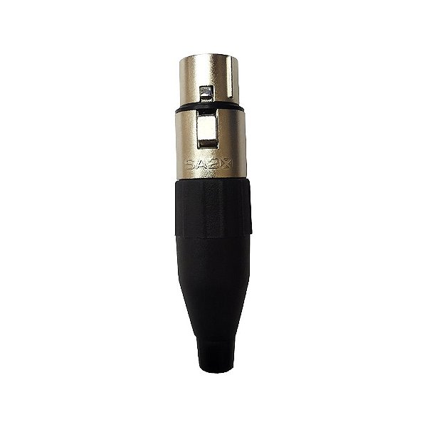 Conector XLR Fêmea Linha PLG SA2X - SANTO ANGELO