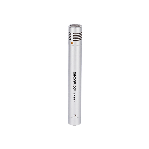 Microfone com Fio Direcional Shotgun Metálico Alongado SK-M88 - Skypix