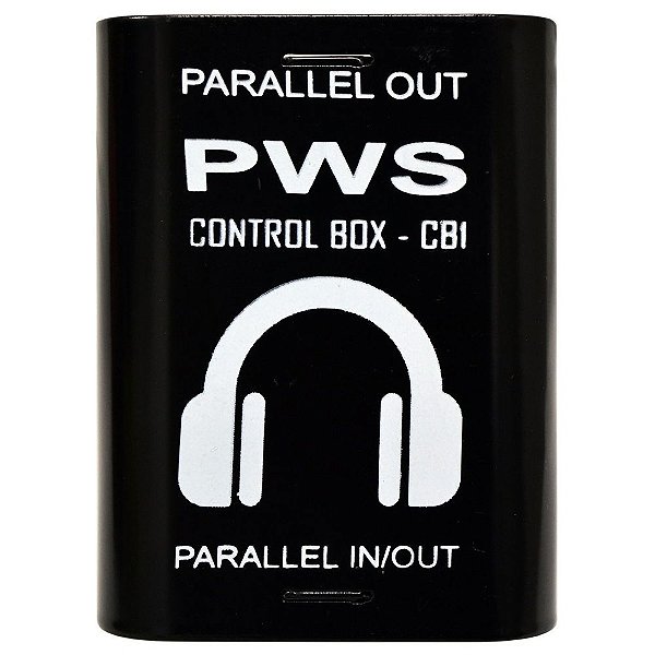 Adaptador para Fone PWS Control Box CB1 XLR P10 P2