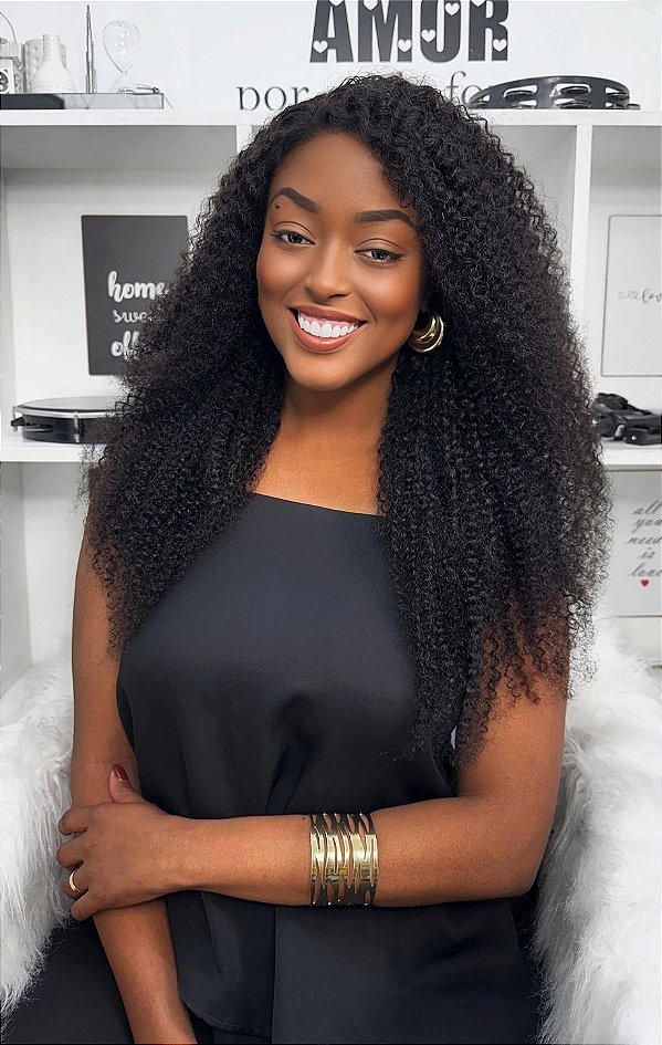 Lace Front Cabelo Humano HD 360° - "Helena"