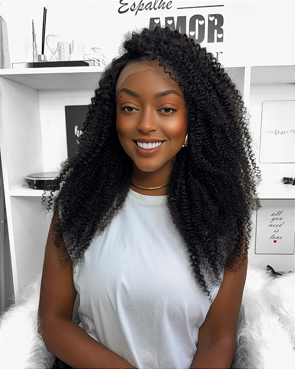 Lace Front Cabelo Humano HD 360° - "Helena"