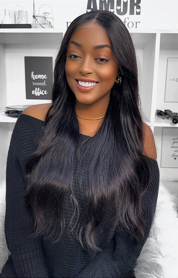 Lace Front Cabelo Humano HD - "Mayara"