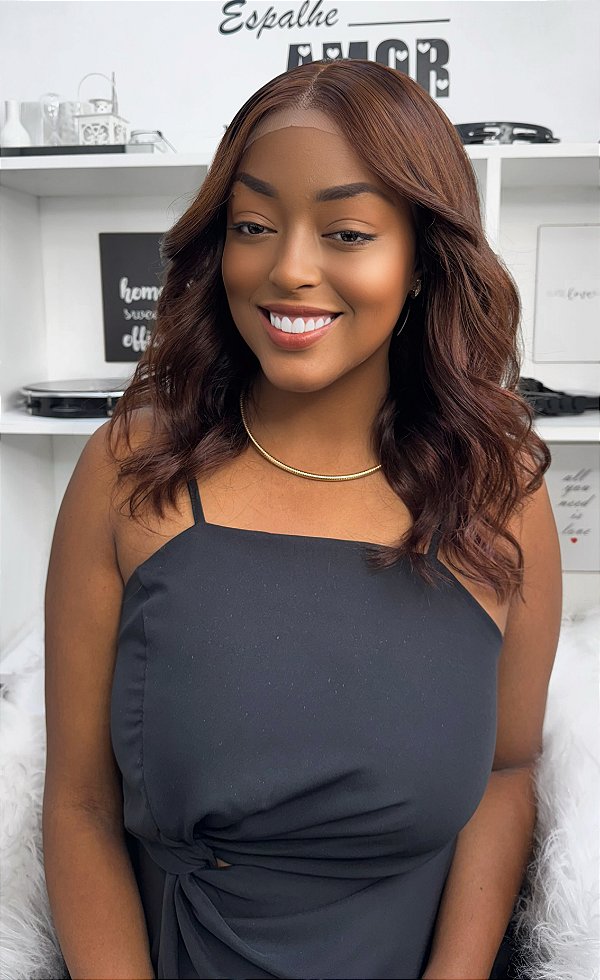 Lace Front Cabelo Humano HD 360° - "Dani"