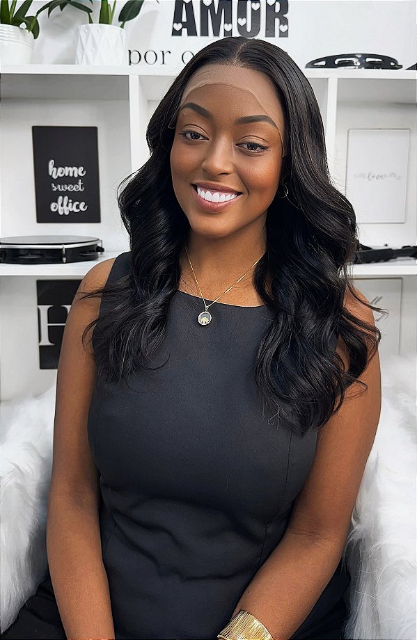 Lace Front Cabelo Humano HD - "Tatiana"