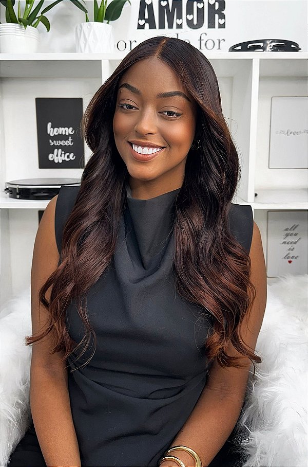 Lace Front Cabelo Humano HD - "Taise"
