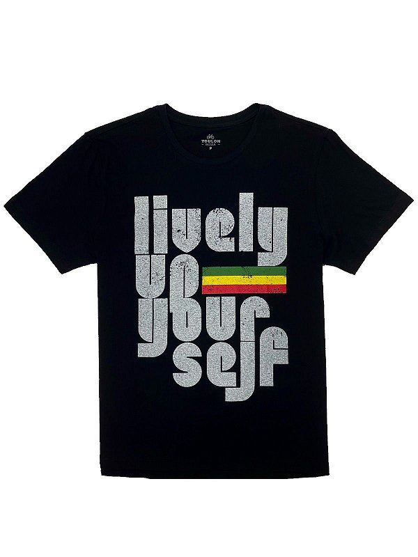 Camiseta Estampa Lively Up Your Self