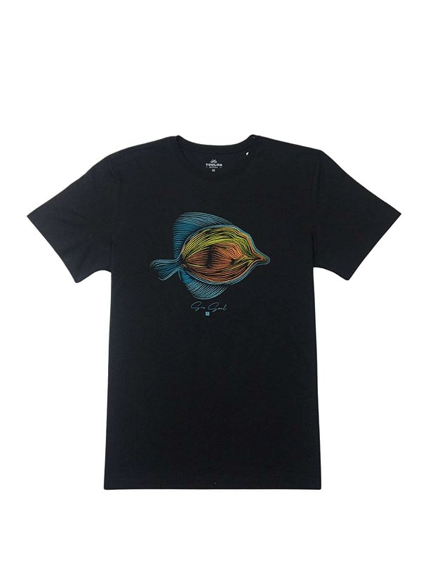 Camiseta Estampa Fish Sea Soul