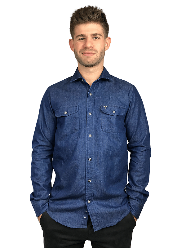 Camisa Jeans Escuro (ML)