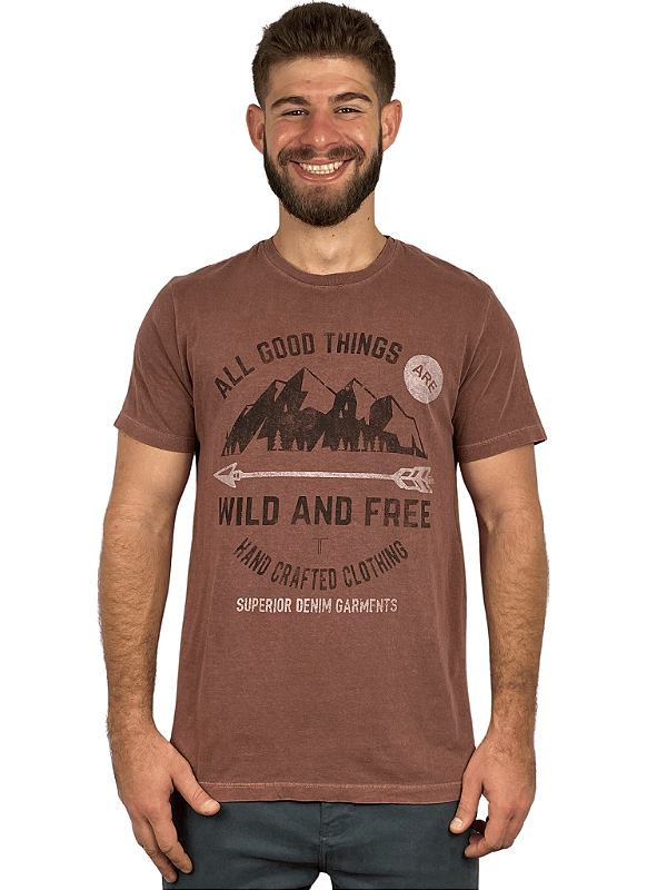 Camiseta Estonada Wild And Free