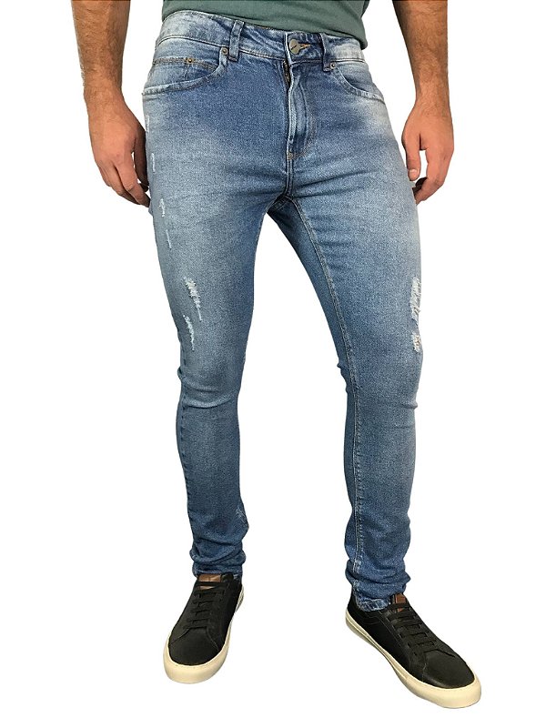 Calça Skinny Bigode Laser