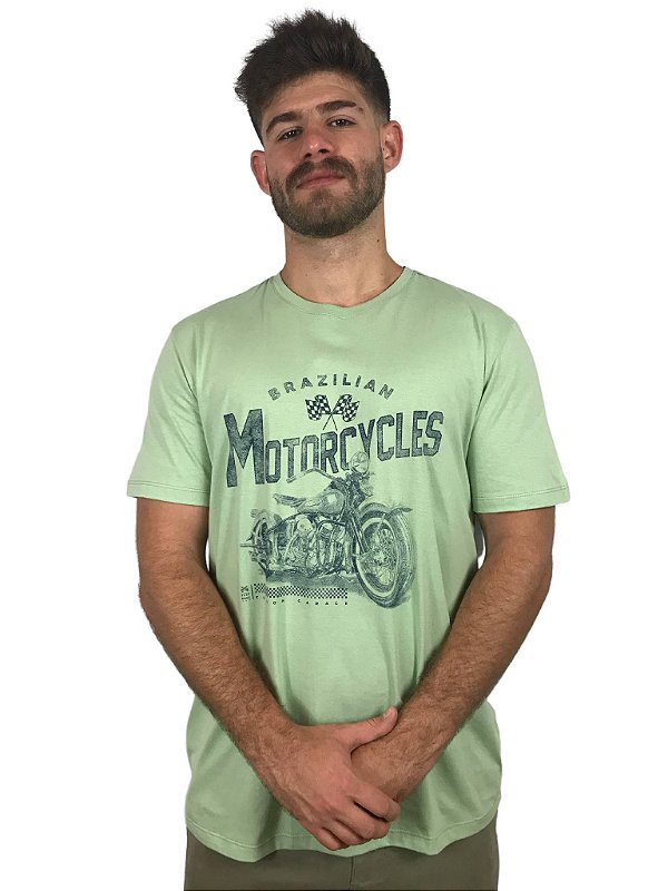 Camiseta Estampa Motocycles