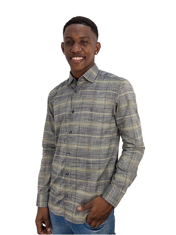 Camisa Elabora (ML) Listrado