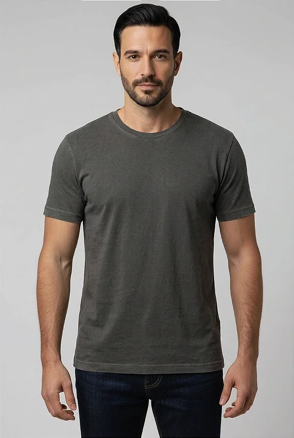 Camiseta Lisa Básica Estonada