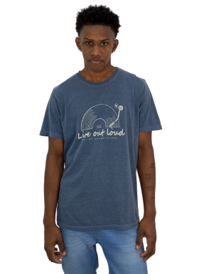 Camiseta Estonada Vinil Live Out Loud