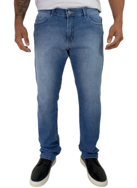 Calça Slim Used Frente E costa