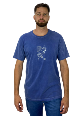 Camiseta Elaborada Indigo The Floer
