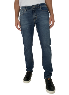 Calça Slim Used Oxybig Laser