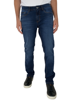 Calça Slim Super Stone Bigode Laser