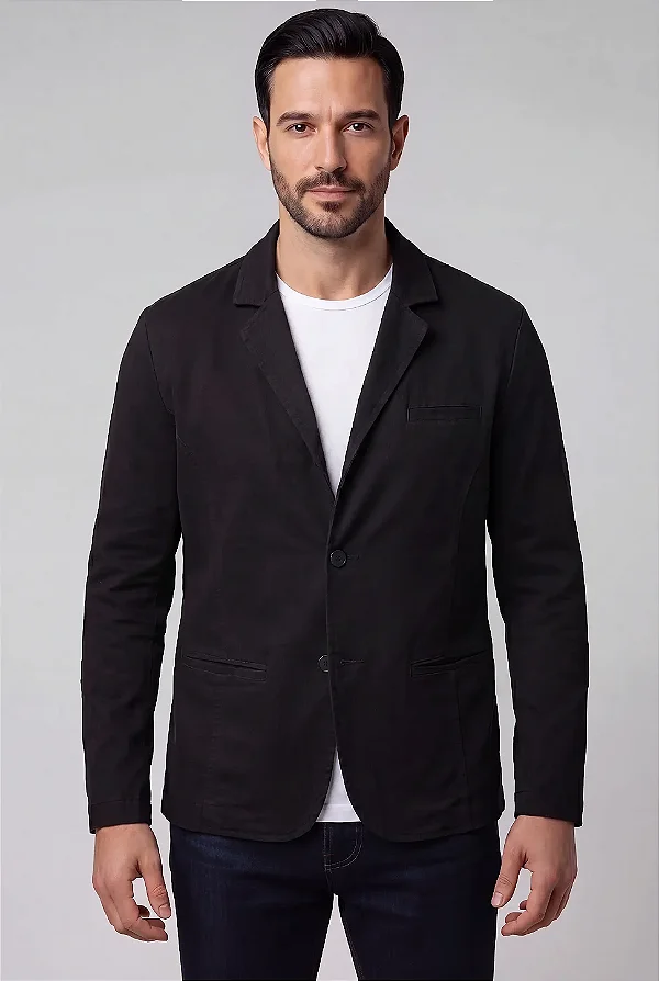 Blazer Slim Bolso Embutido