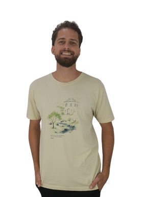 Camiseta Estampa Montanhas Antigas
