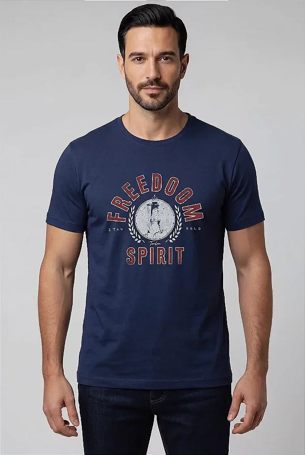 Camiseta Estampa Freedoom Spirit