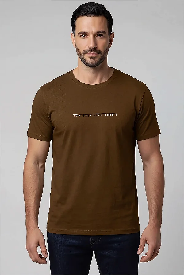 Camiseta Estampa You Only Live