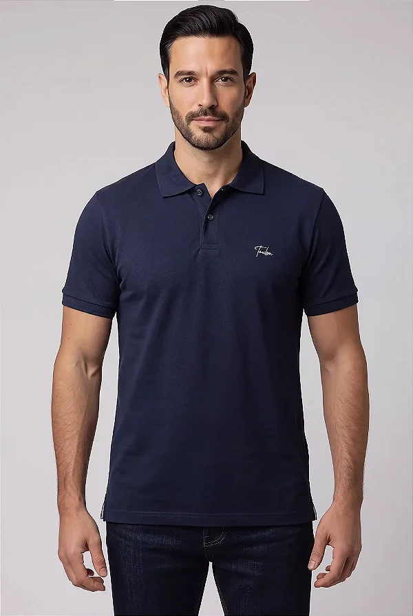 Polo Elaborada Piquet Pima Premuim
