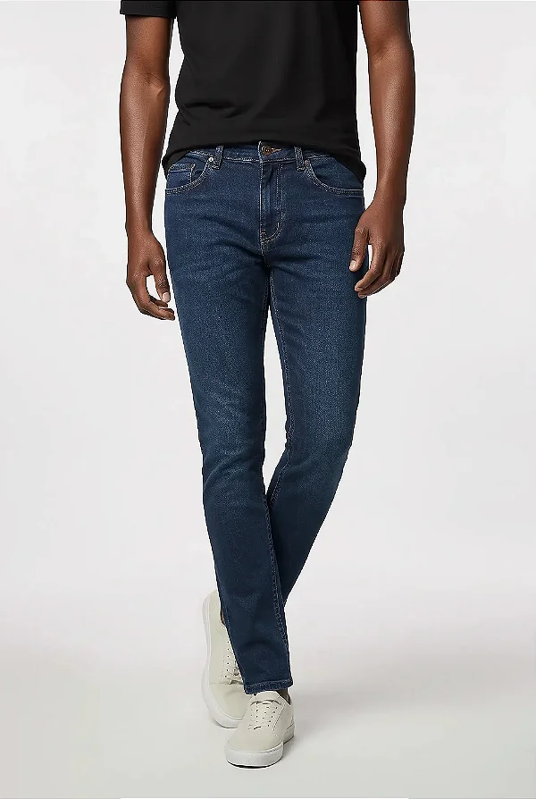 Calça Jeans Slim Dark Destroyer