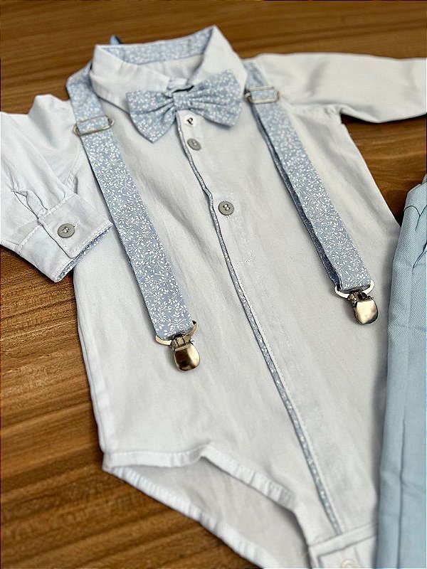 CONJUNTO ESPORTE FINO LONGO AZUL BEBE