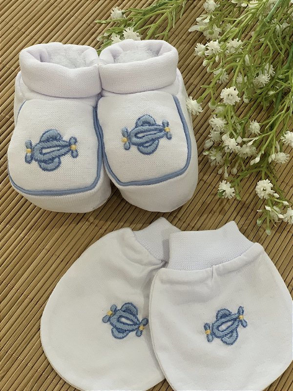 Pantufas Com Luvinha Aviãozinho