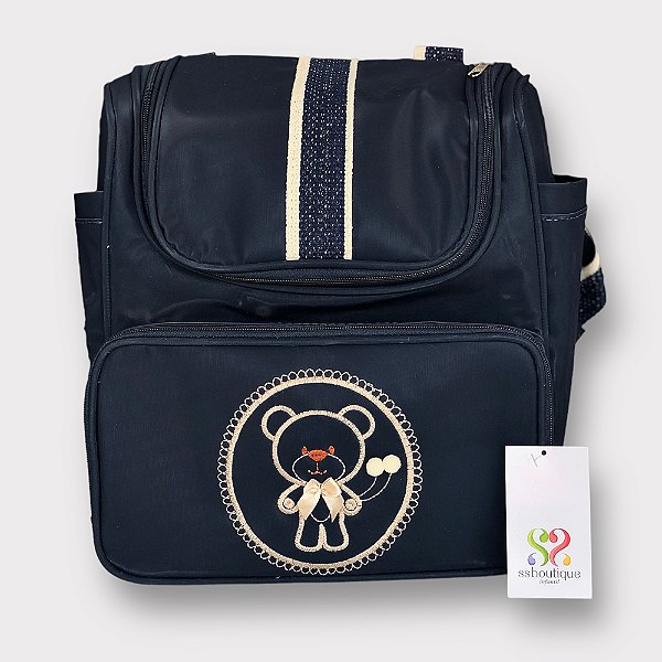 Mochila Urso Multifuncional Unissex Marinho