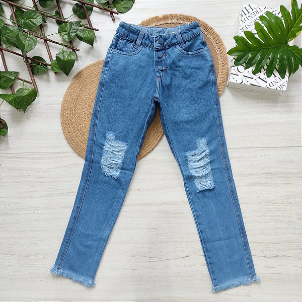 Calça 3 Botões Juvenil