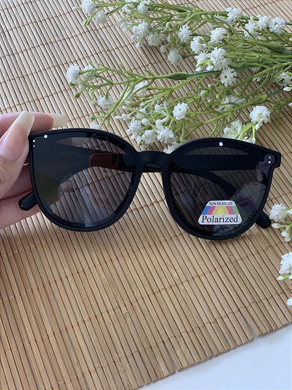 OCULOS DE SOL SILICONE PRETO 2 PONTOS