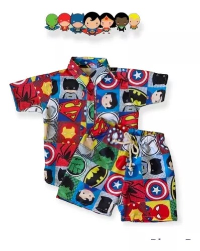 Conjunto Mauricinho Heróis