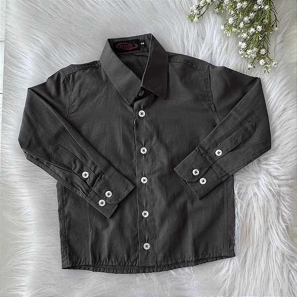 Camisa Infantil ML Grafite